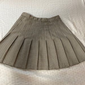 X-small urban outfitters plaid highwasted mini skirt